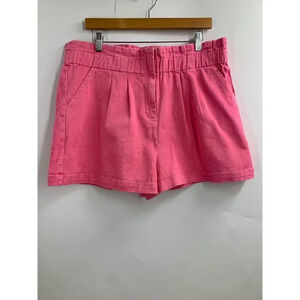 Skies Are Blue Women's High Waisted Barbie Core Elastic Waist Shorts Size XL NWT